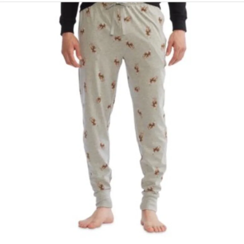 Polo Ralph Lauren Men’s Knit Allover Logo Jogger Pajama Pants size XL
